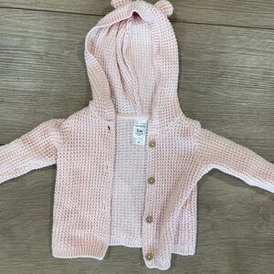 Carter's Soft Pink Baby Knit Cardigan
